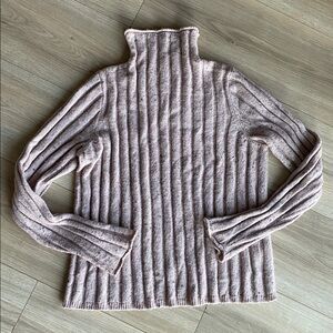Madewell wool blend ribbed turtleneck